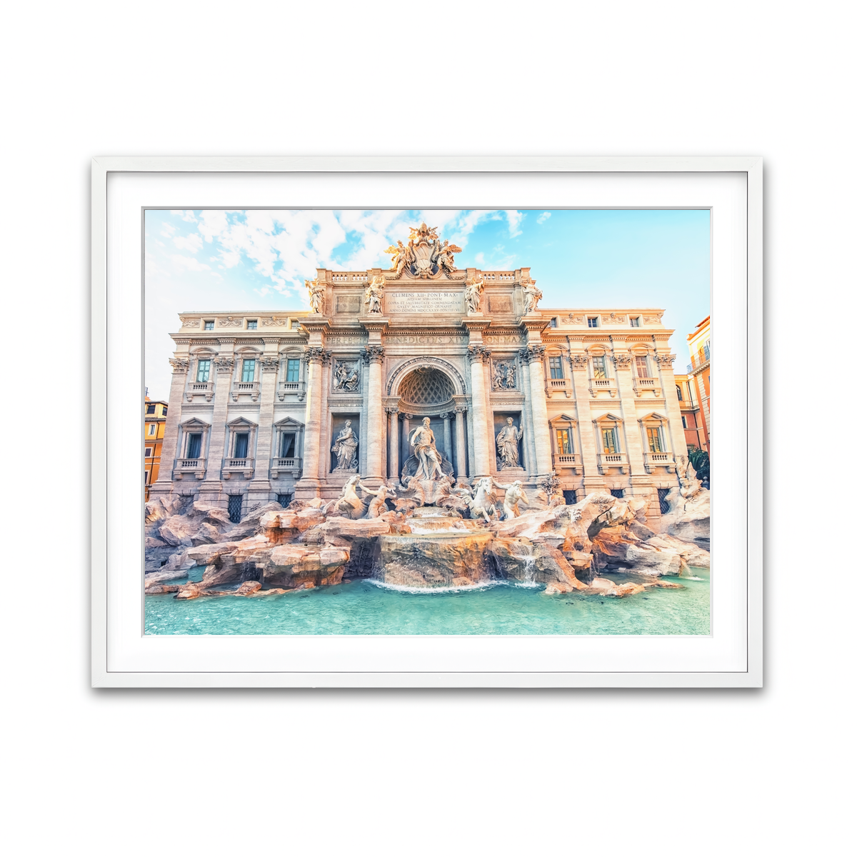 Framed Print 4x3 White