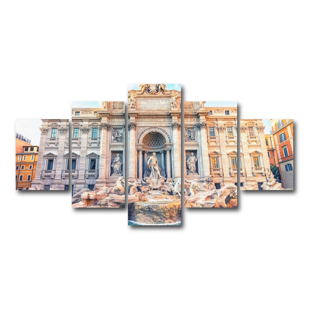 AUTO-MOCKUP WHITE | Trevi | 5 Piece | Gallery Wrap Canvas | group=5_short