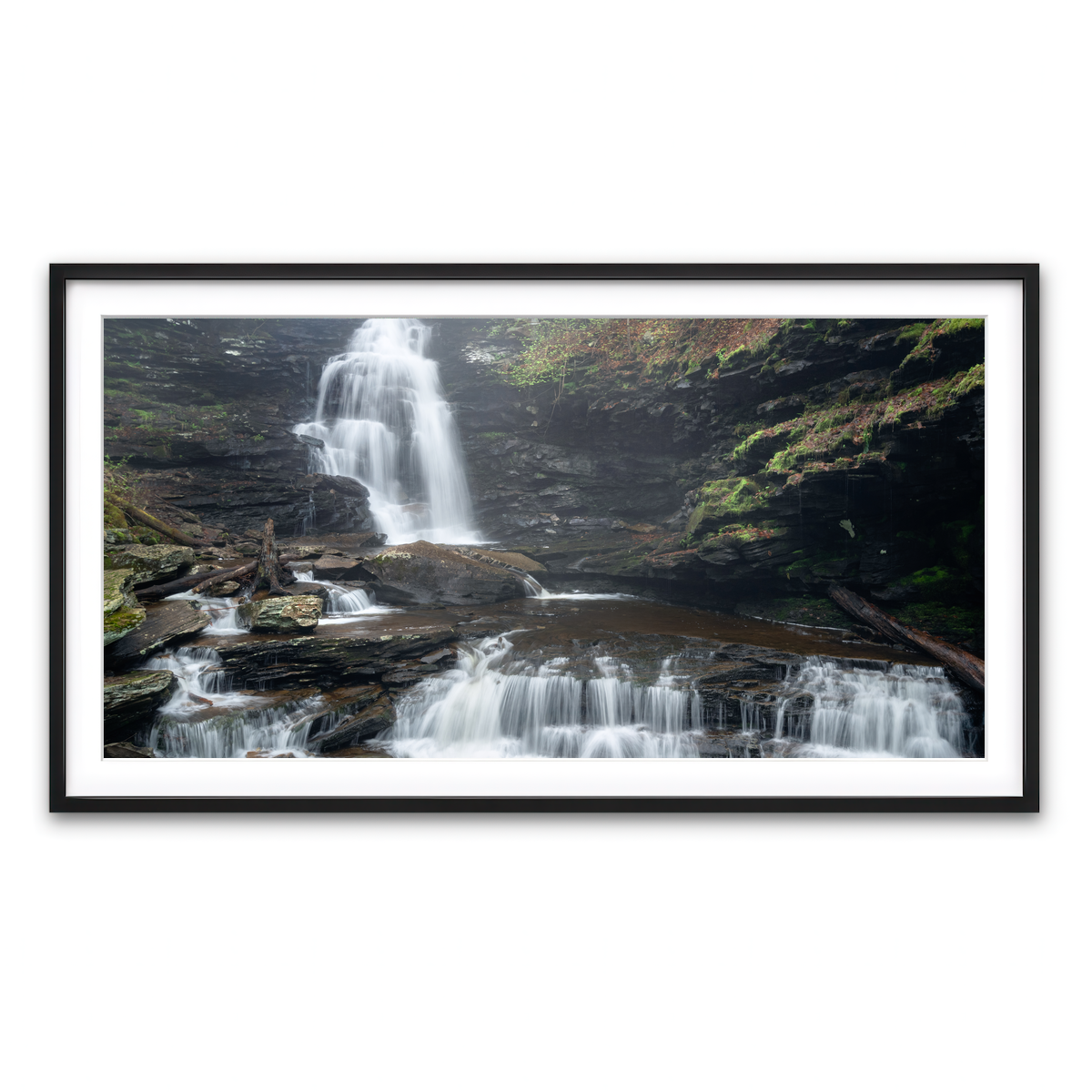 Framed Print 2x1 Black
