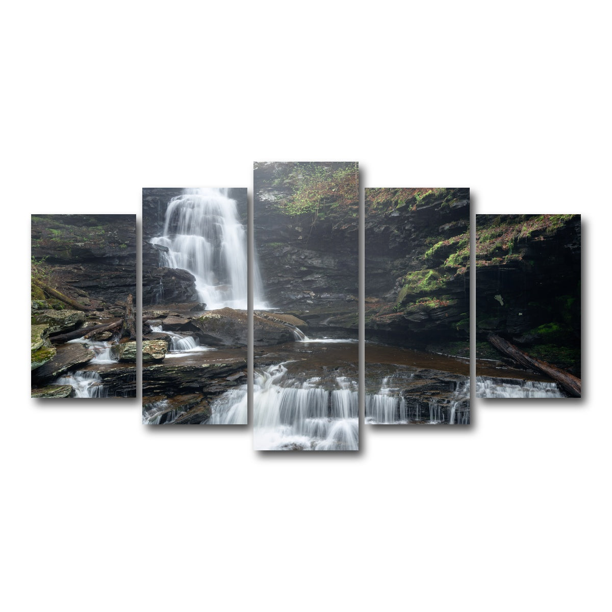 AUTO-MOCKUP WHITE | Triple Threat | 5 Piece | Gallery Wrap Canvas | group=5_normal