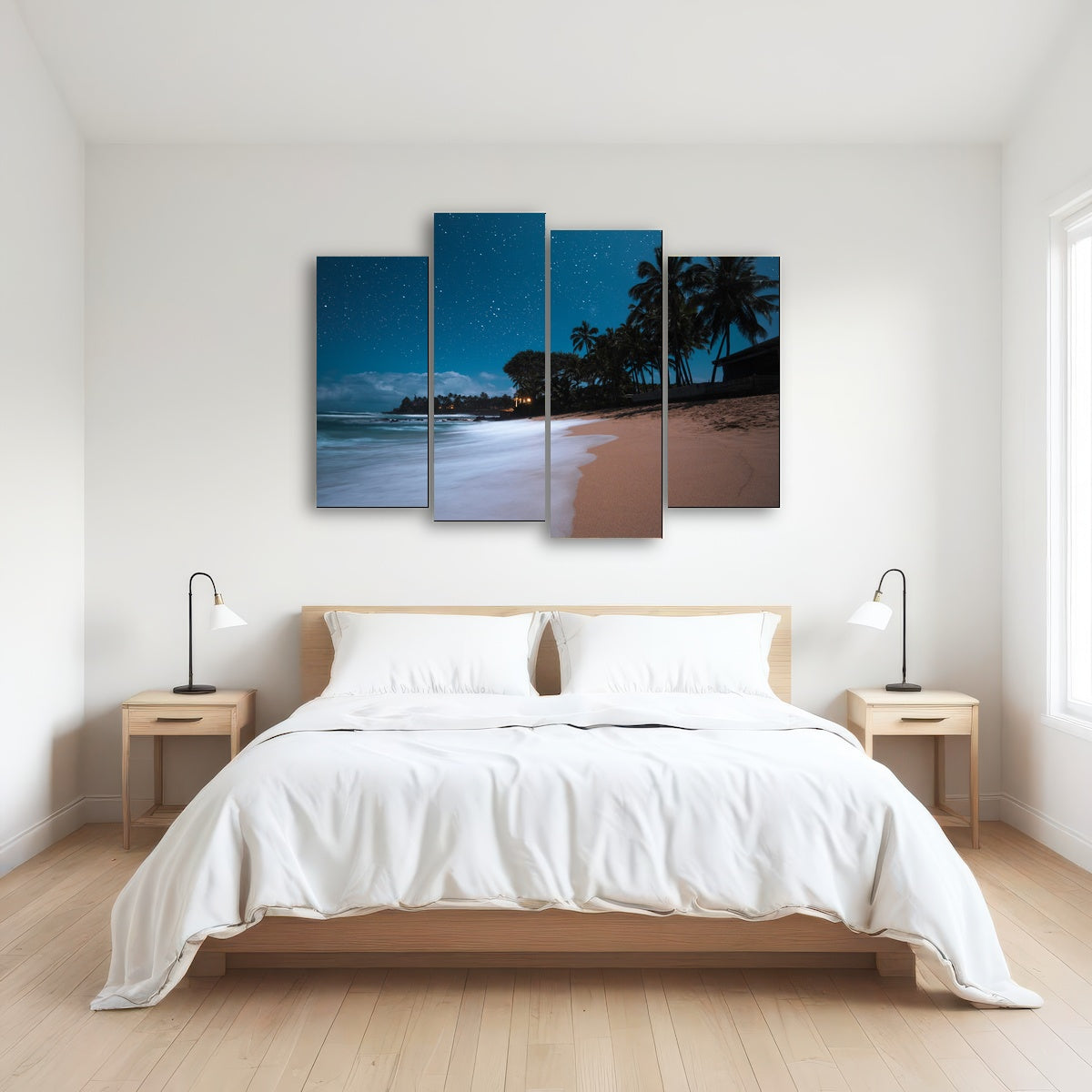 AUTO-MOCKUP ROOM | Tropical Beach Night