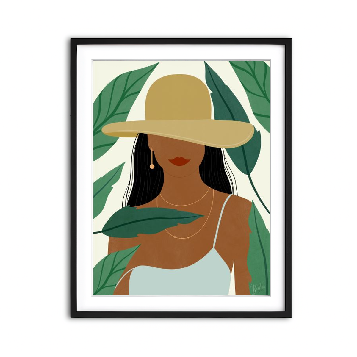 Framed Print 3x4 Black