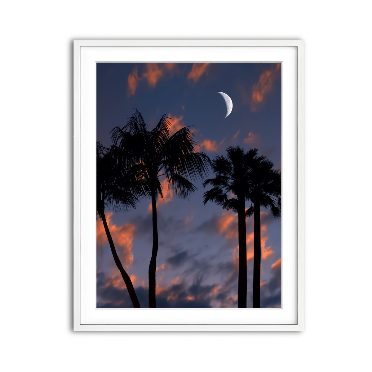 Framed Print 3x4 White