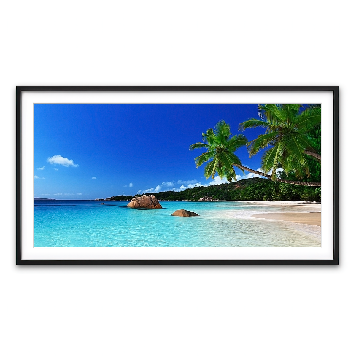 Framed Print 2x1 Black