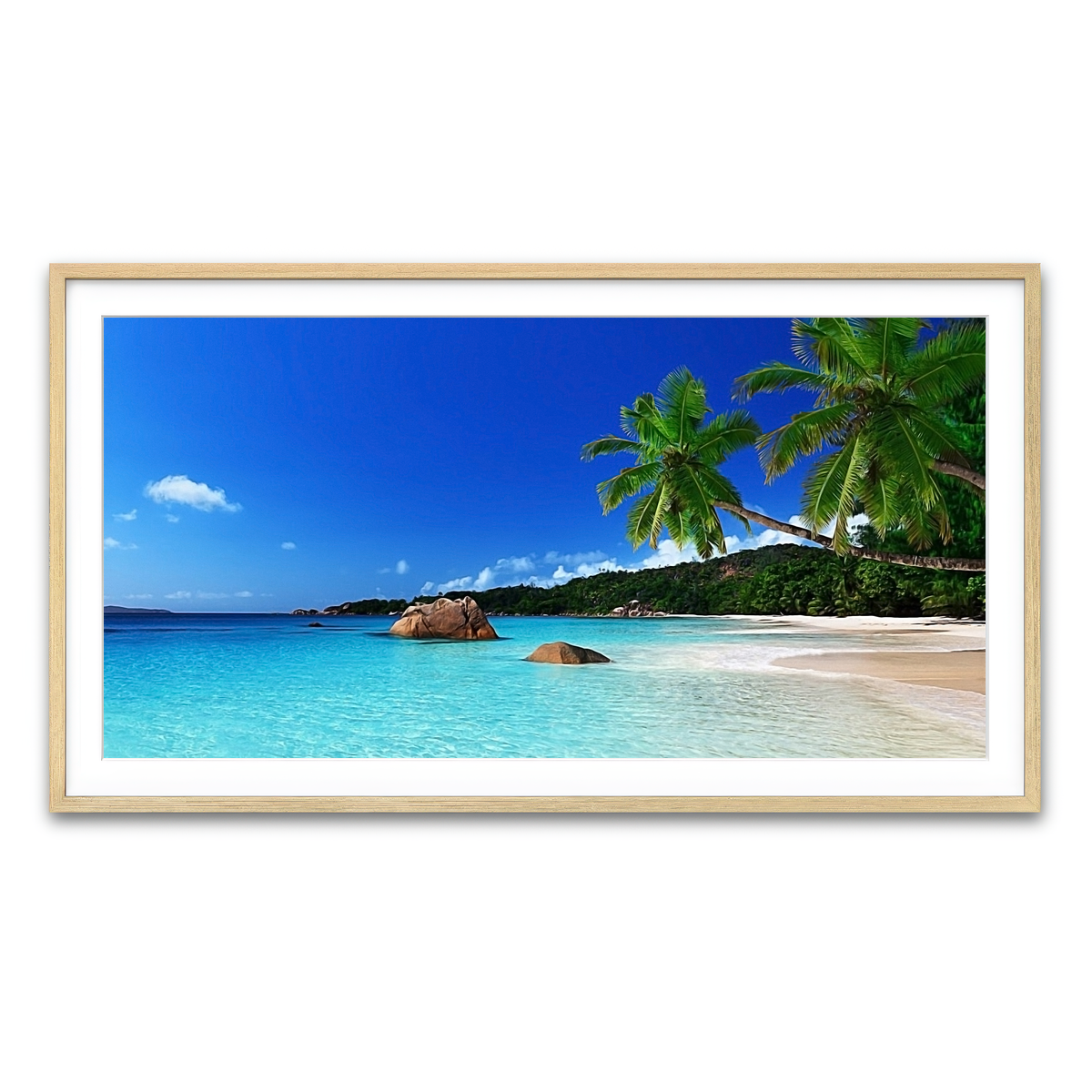 Framed Print 2x1 Natural
