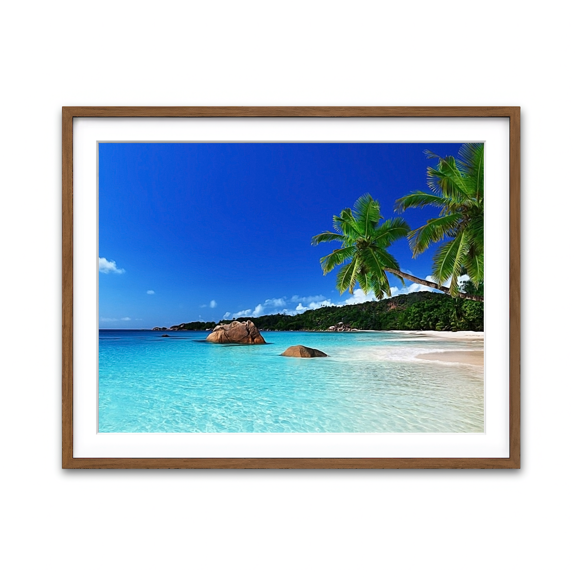 Framed Print 4x3 Walnut
