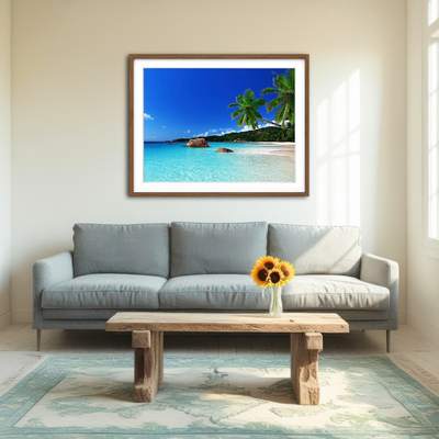 AUTO-MOCKUP ROOM | Tropical Paradise Wall Art