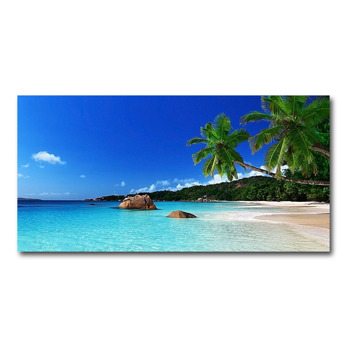 AUTO-MOCKUP WHITE | Tropical Paradise | 1 Piece | Gallery Wrap Canvas | group=2x1