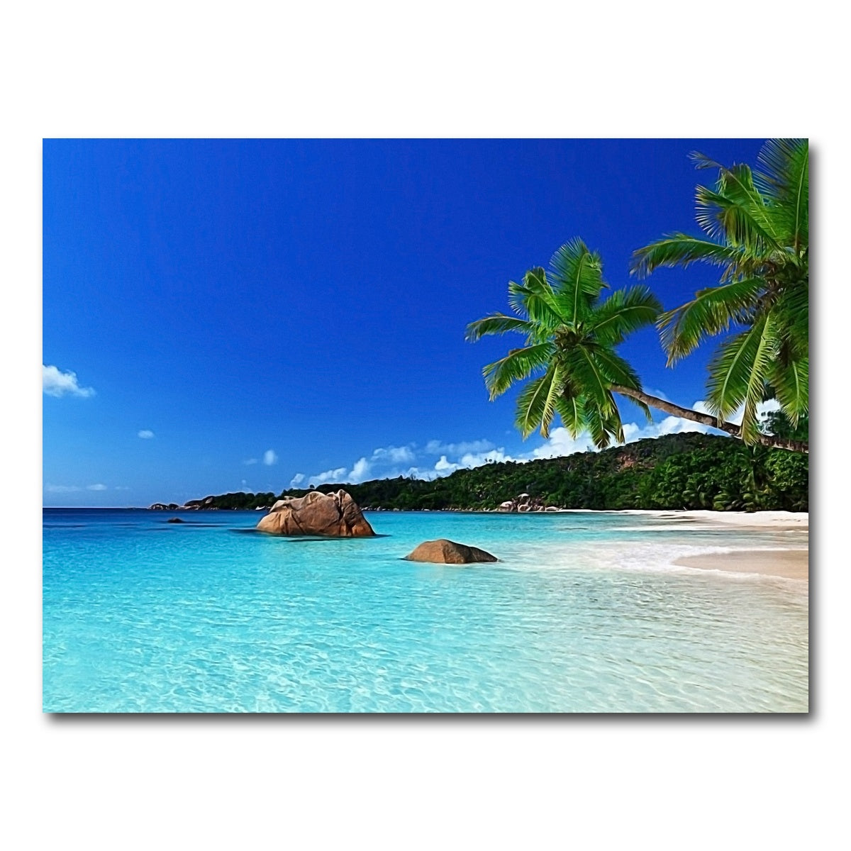 AUTO-MOCKUP WHITE | Tropical Paradise | 1 Piece | Gallery Wrap Canvas | group=4x3