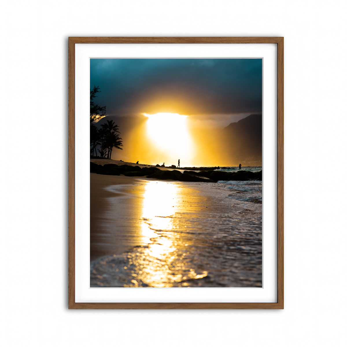 Framed Print 3x4 Walnut