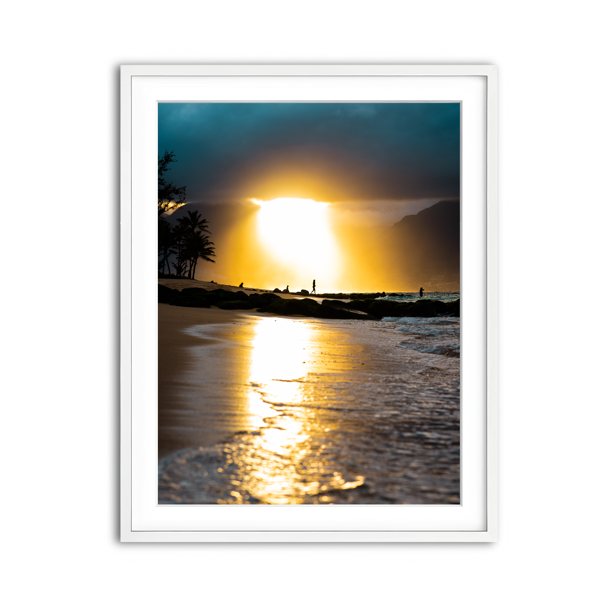 Framed Print 3x4 White
