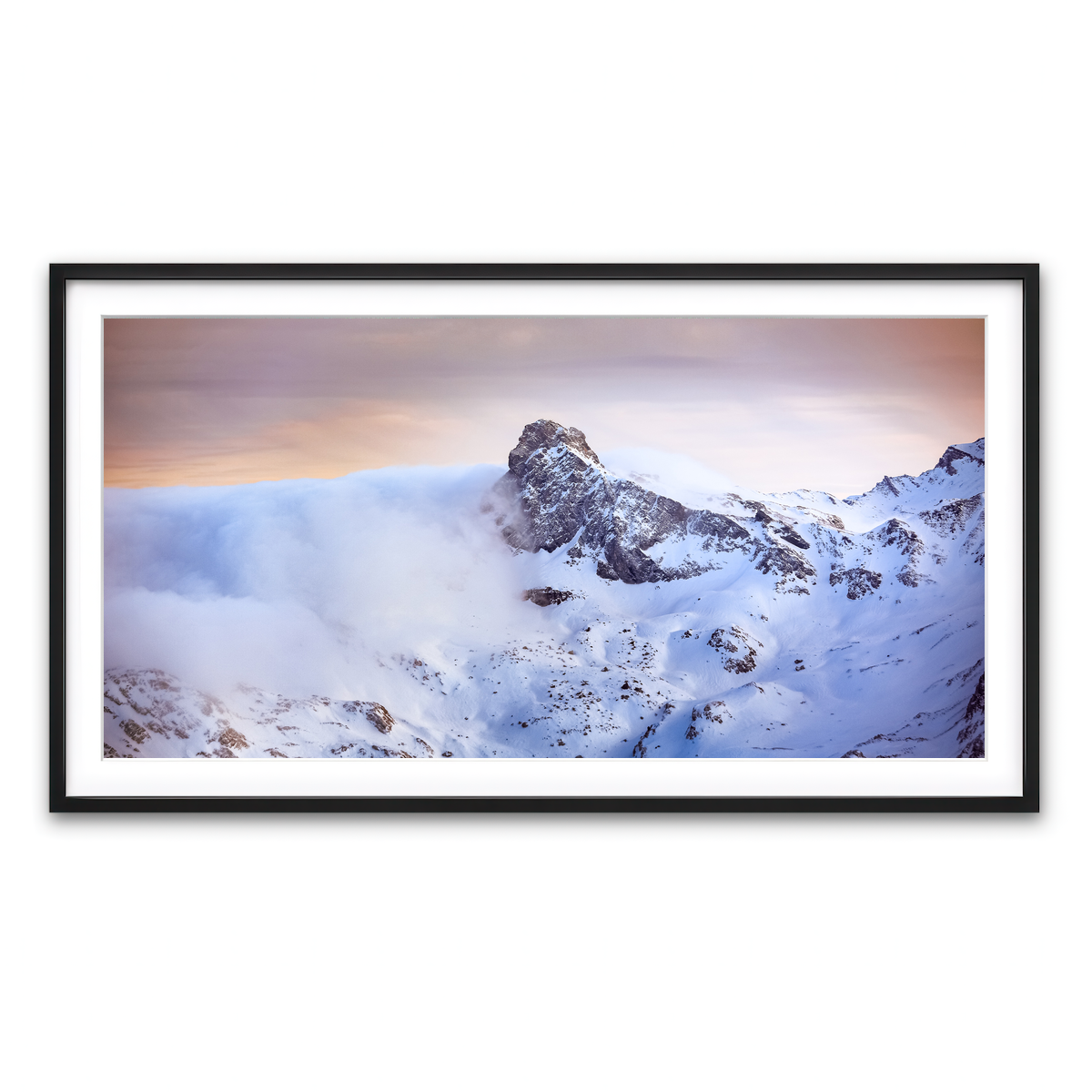 Framed Print 2x1 Black