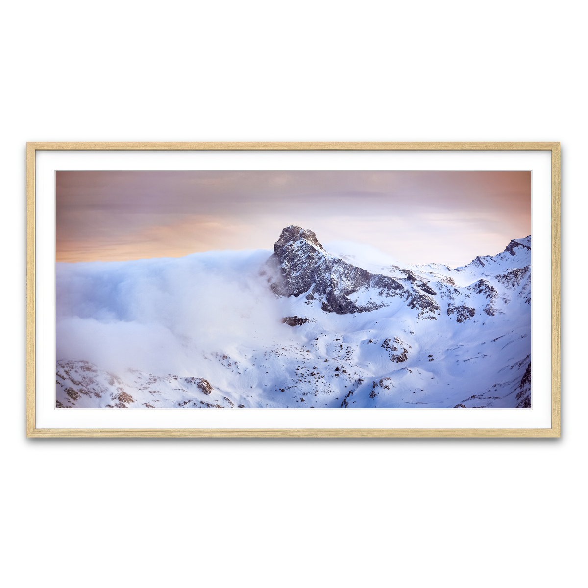 Framed Print 2x1 Natural