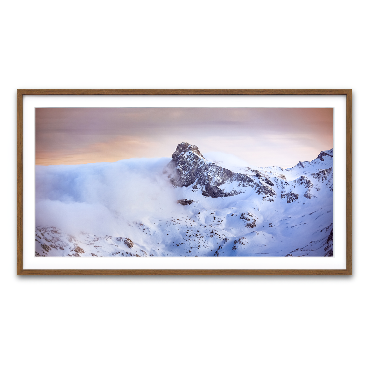 Framed Print 2x1 Walnut