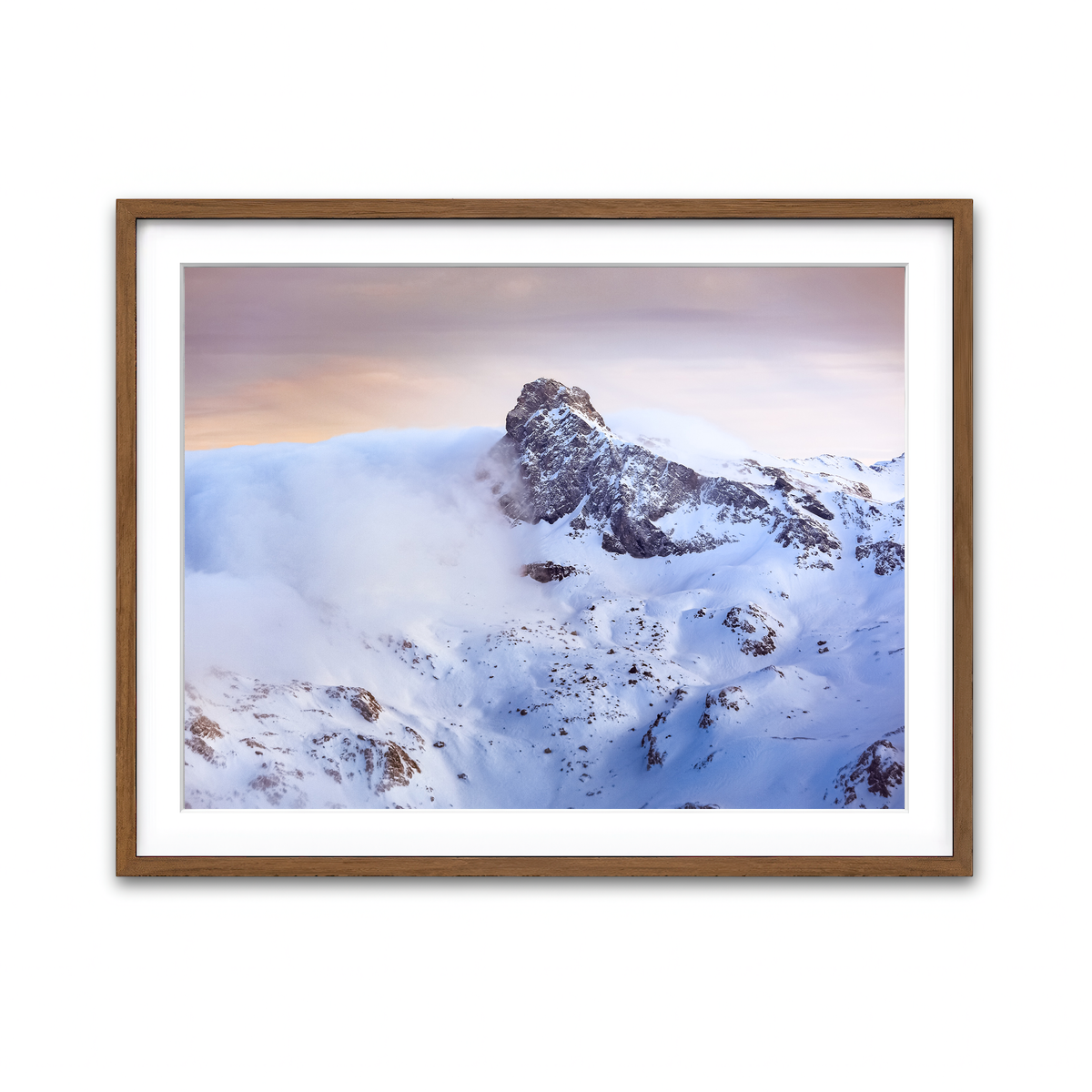 Framed Print 4x3 Walnut