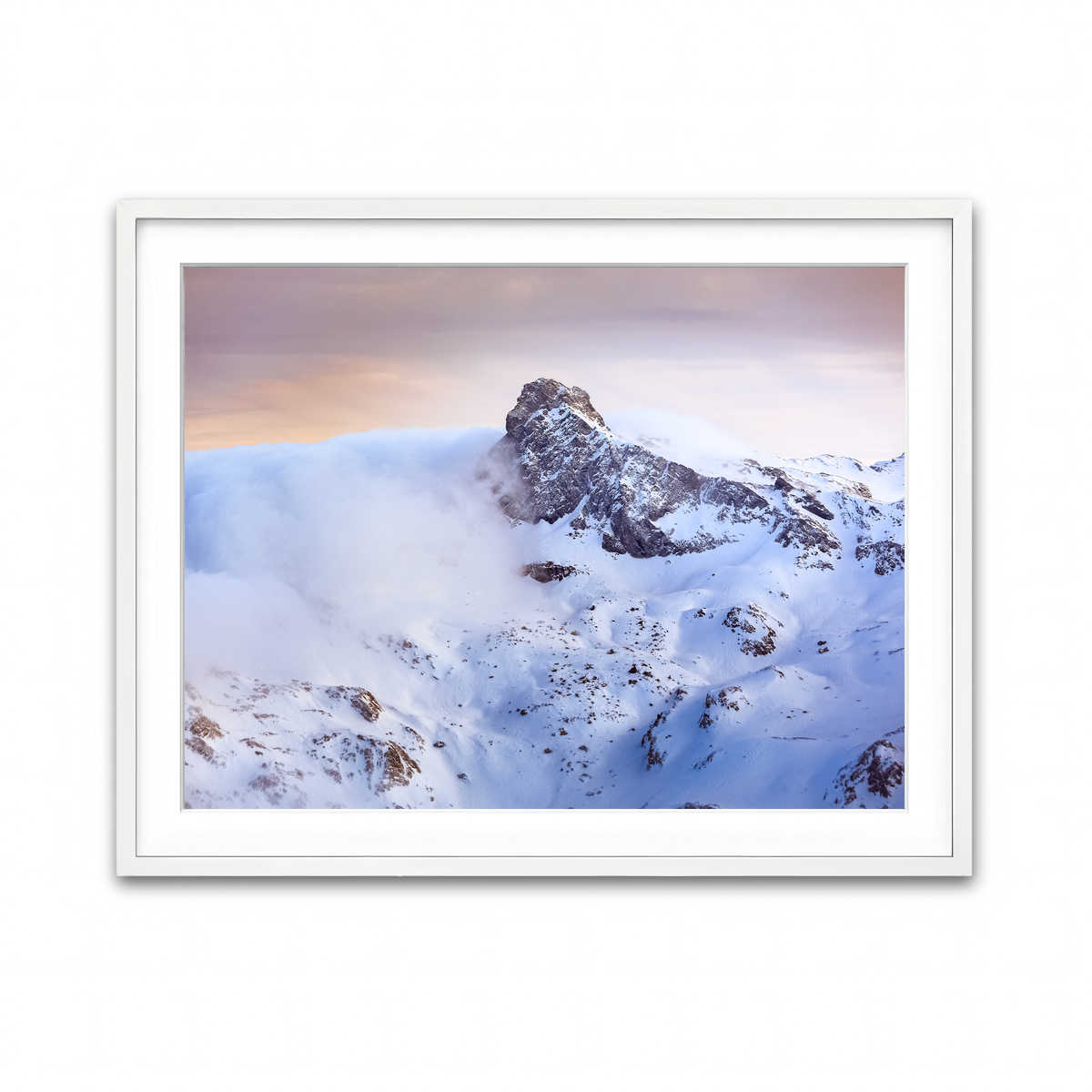 Framed Print 4x3 White