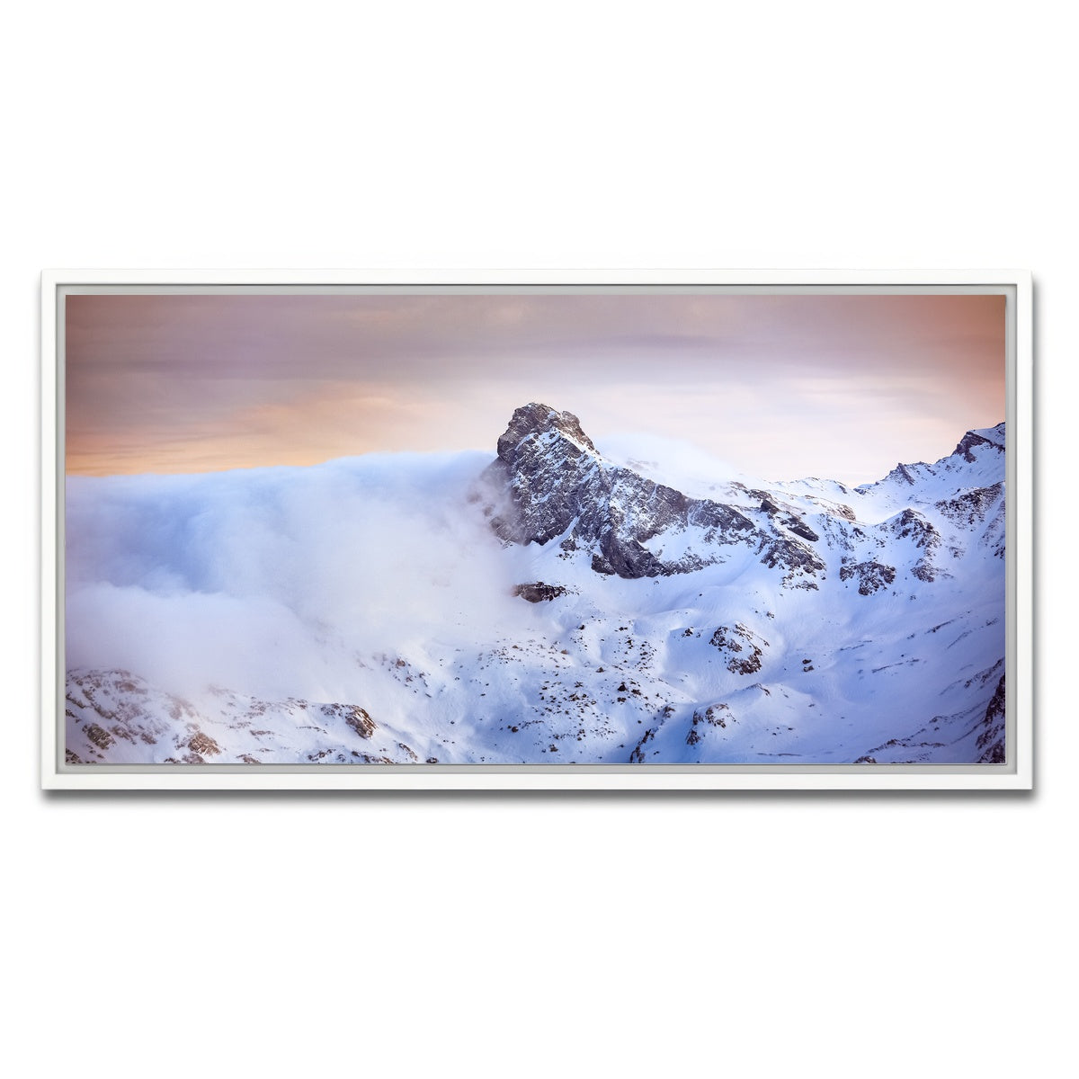 AUTO-MOCKUP WHITE | Trou de lumiere | 1 Piece | White Framed Canvas | group=2x1