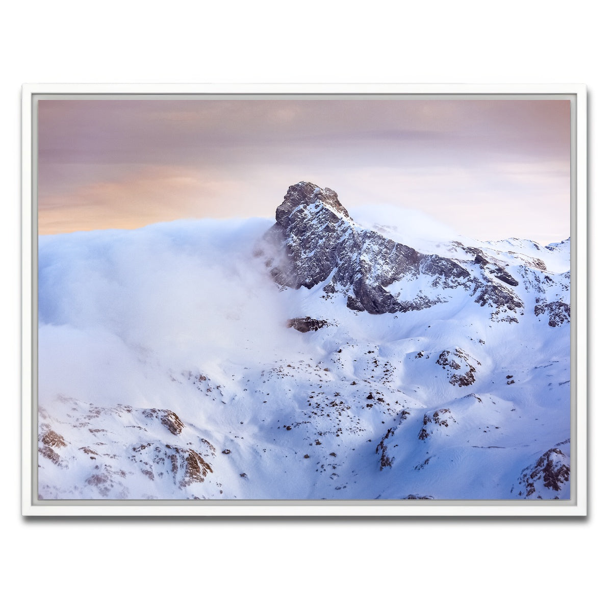 AUTO-MOCKUP WHITE | Trou de lumiere | 1 Piece | White Framed Canvas | group=4x3