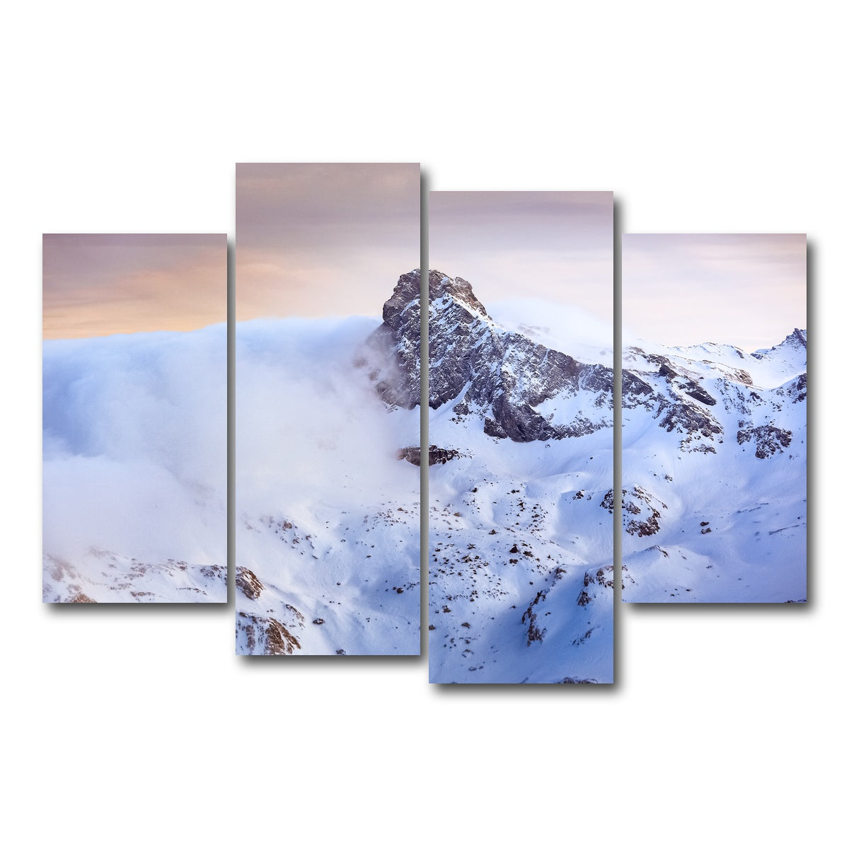 AUTO-MOCKUP WHITE | Trou de lumiere | 4 Piece | Gallery Wrap Canvas | group=4_short