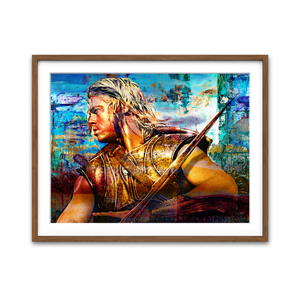 Framed Print 4x3 Walnut