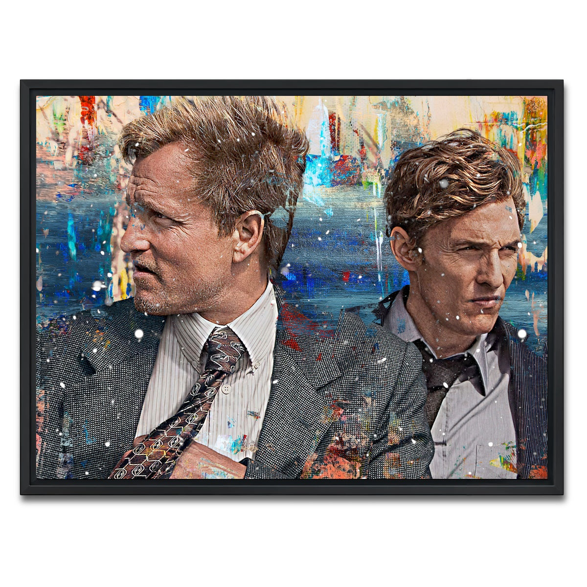 AUTO-MOCKUP WHITE | True Detective | 1 Piece | Black Framed Canvas | group=4x3