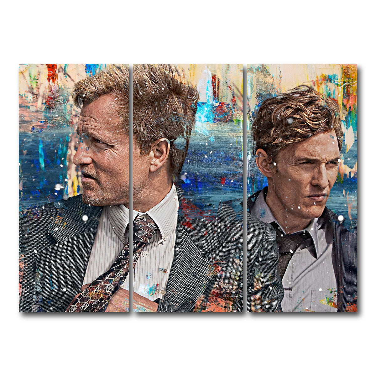 AUTO-MOCKUP WHITE | True Detective | 3 Piece | Gallery Wrap Canvas | group=8x18