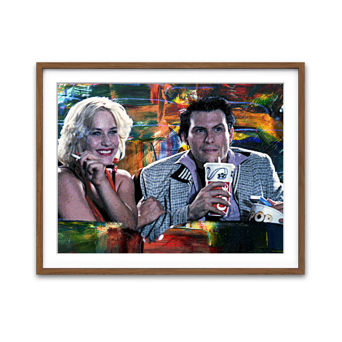 Framed Print 4x3 Walnut