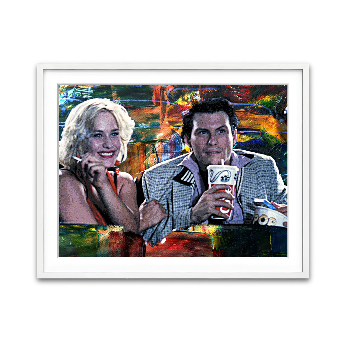 Framed Print 4x3 White