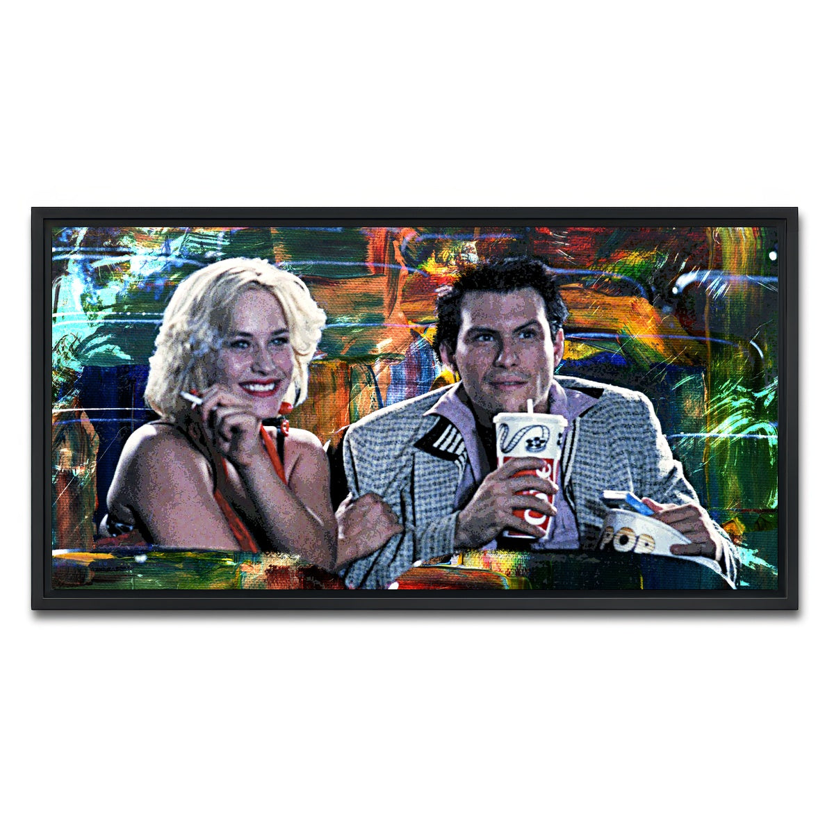 AUTO-MOCKUP WHITE | True Romance | 1 Piece | Black Framed Canvas | group=2x1