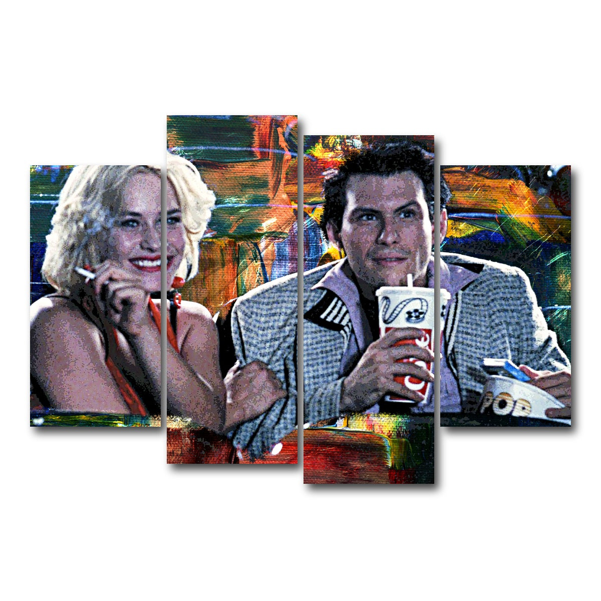 AUTO-MOCKUP WHITE | True Romance | 4 Piece | Gallery Wrap Canvas | group=4_short