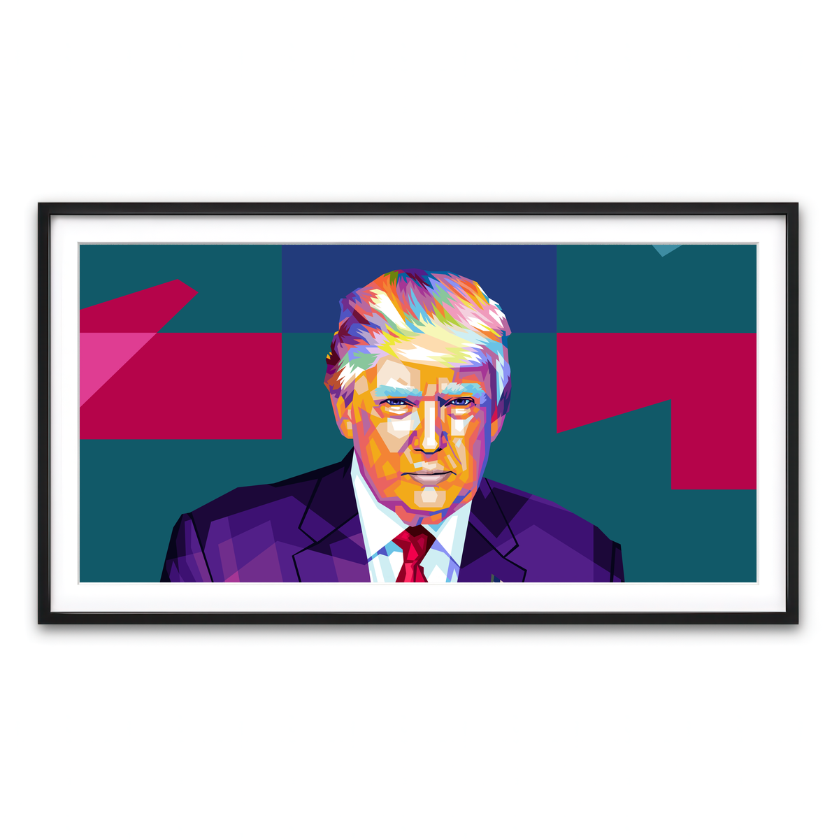 Framed Print 2x1 Black