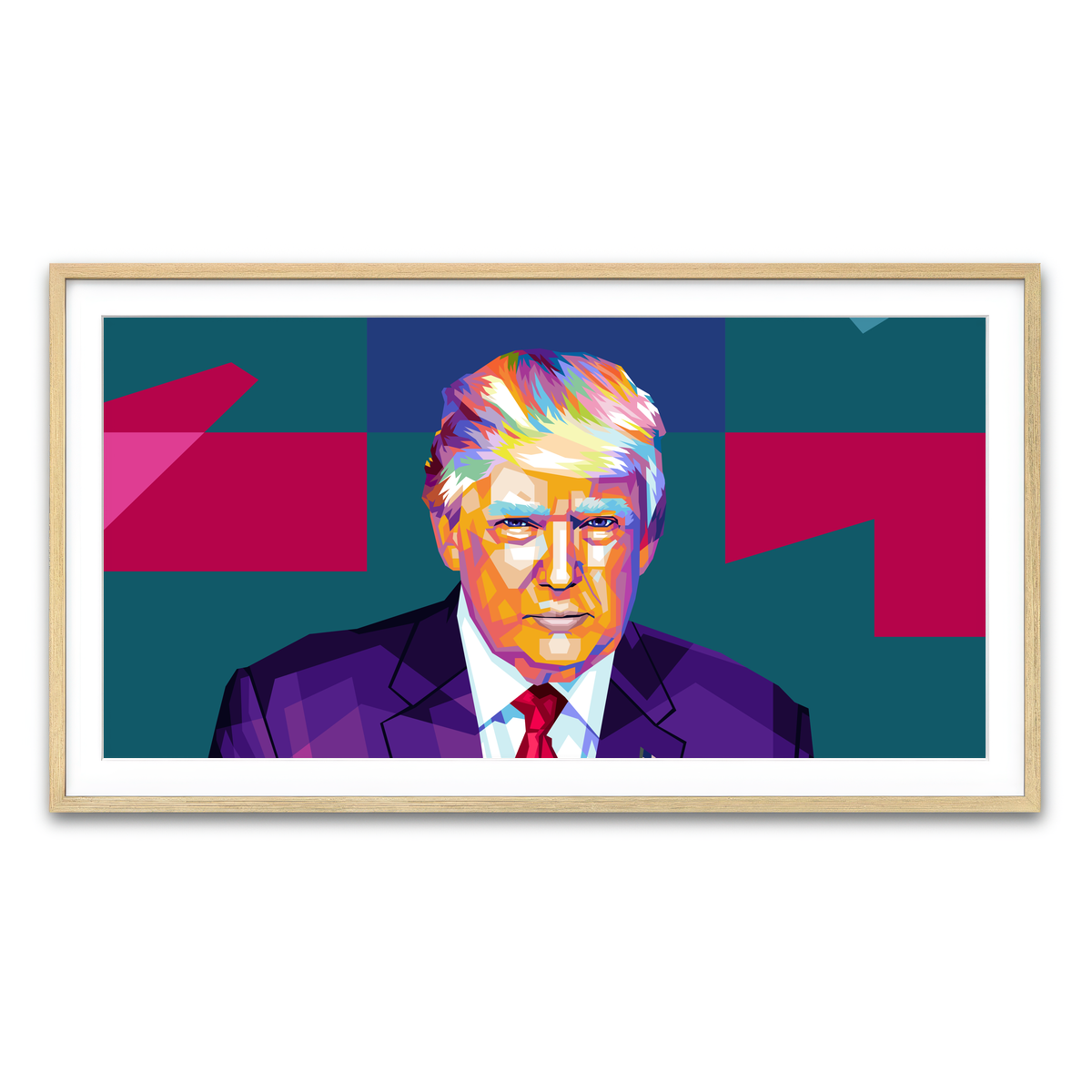 Framed Print 2x1 Natural