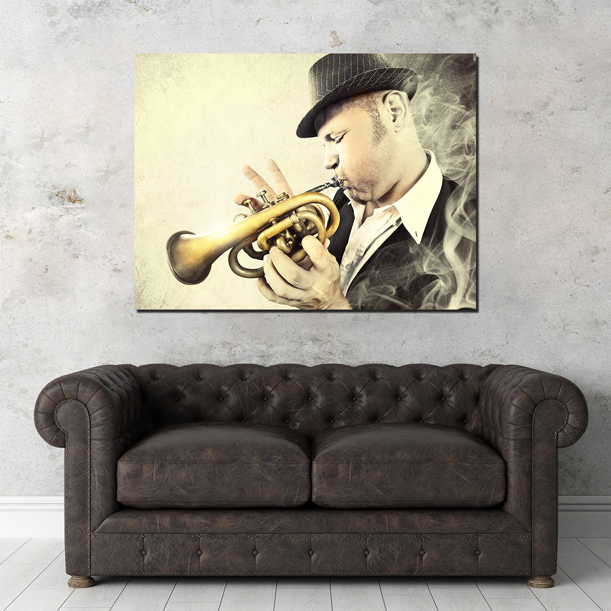 Trumpet Blues Wall Art