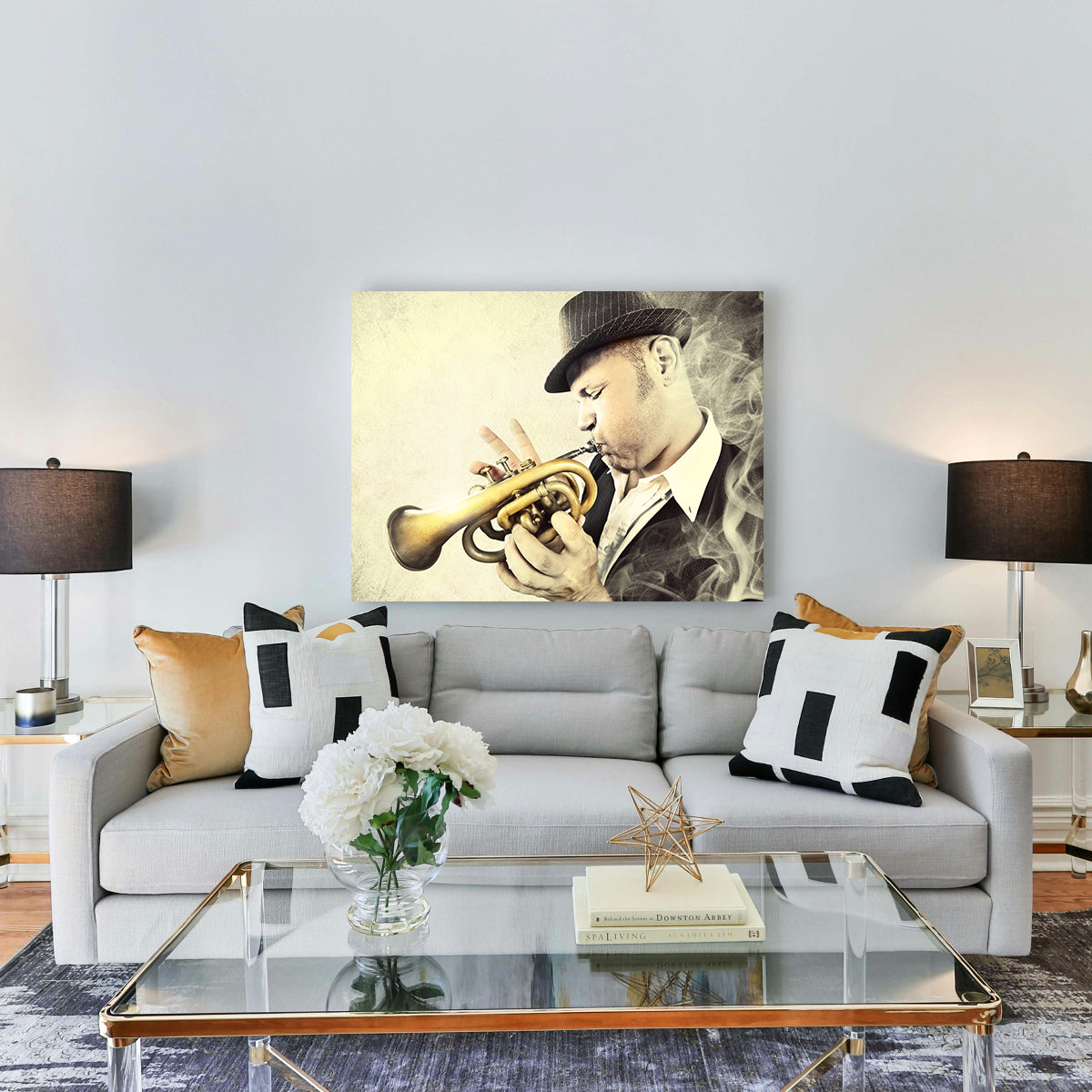 Trumpet Blues Wall Art