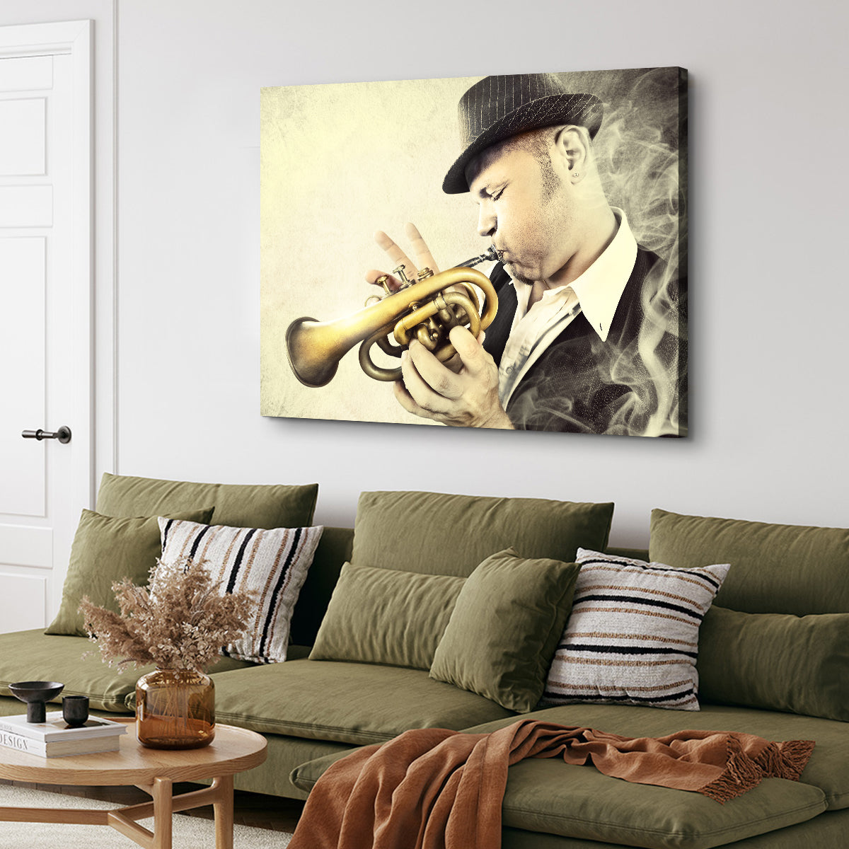 Trumpet Blues Wall Art