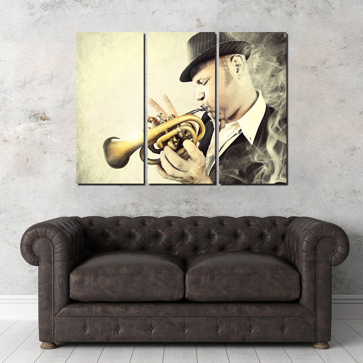 Trumpet Blues Wall Art