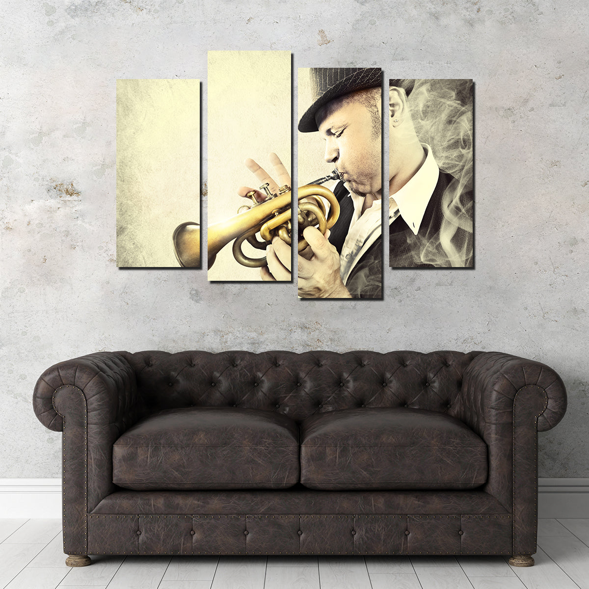 Trumpet Blues Wall Art