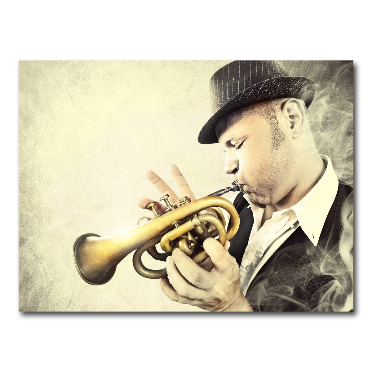 AUTO-MOCKUP WHITE | Trumpet Blues | 1 Piece | Gallery Wrap Canvas | group=4x3