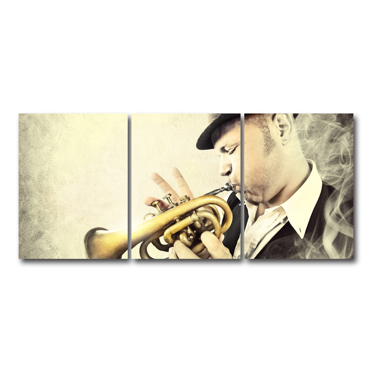 AUTO-MOCKUP WHITE | Trumpet Blues | 3 Piece | Gallery Wrap Canvas | group=18x24
