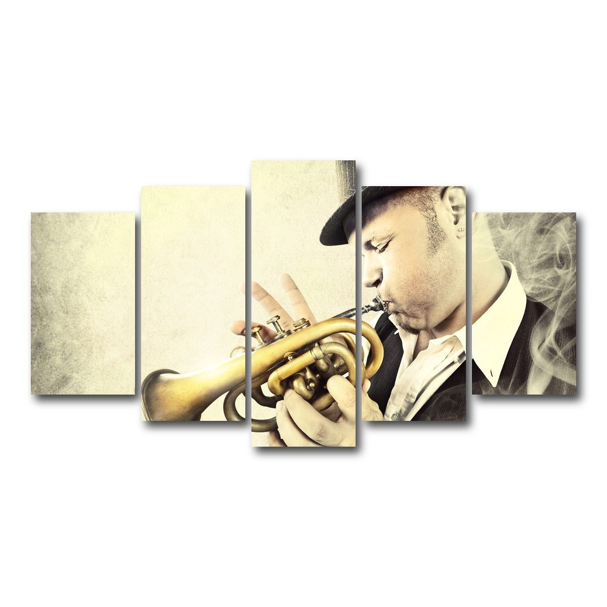 AUTO-MOCKUP WHITE | Trumpet Blues | 5 Piece | Gallery Wrap Canvas | group=5_normal