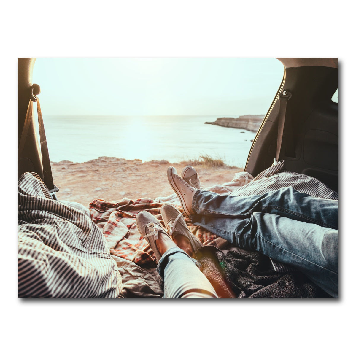 AUTO-MOCKUP WHITE | Trunk Relaxing | 1 Piece | Gallery Wrap Canvas | group=4x3