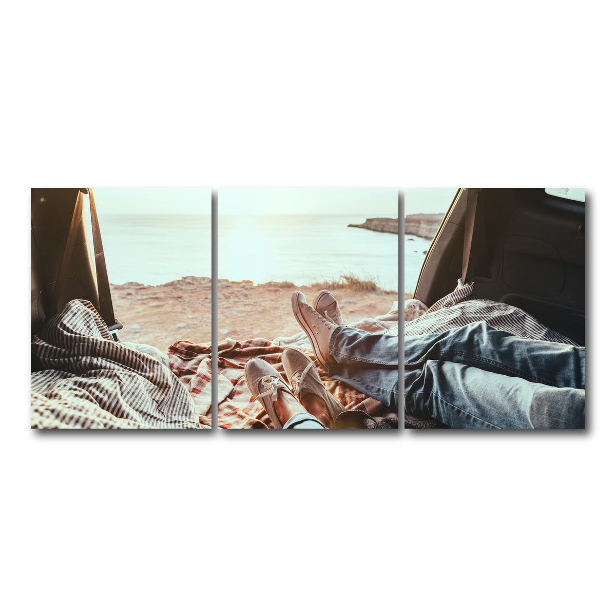 AUTO-MOCKUP WHITE | Trunk Relaxing | 3 Piece | Gallery Wrap Canvas | group=18x24