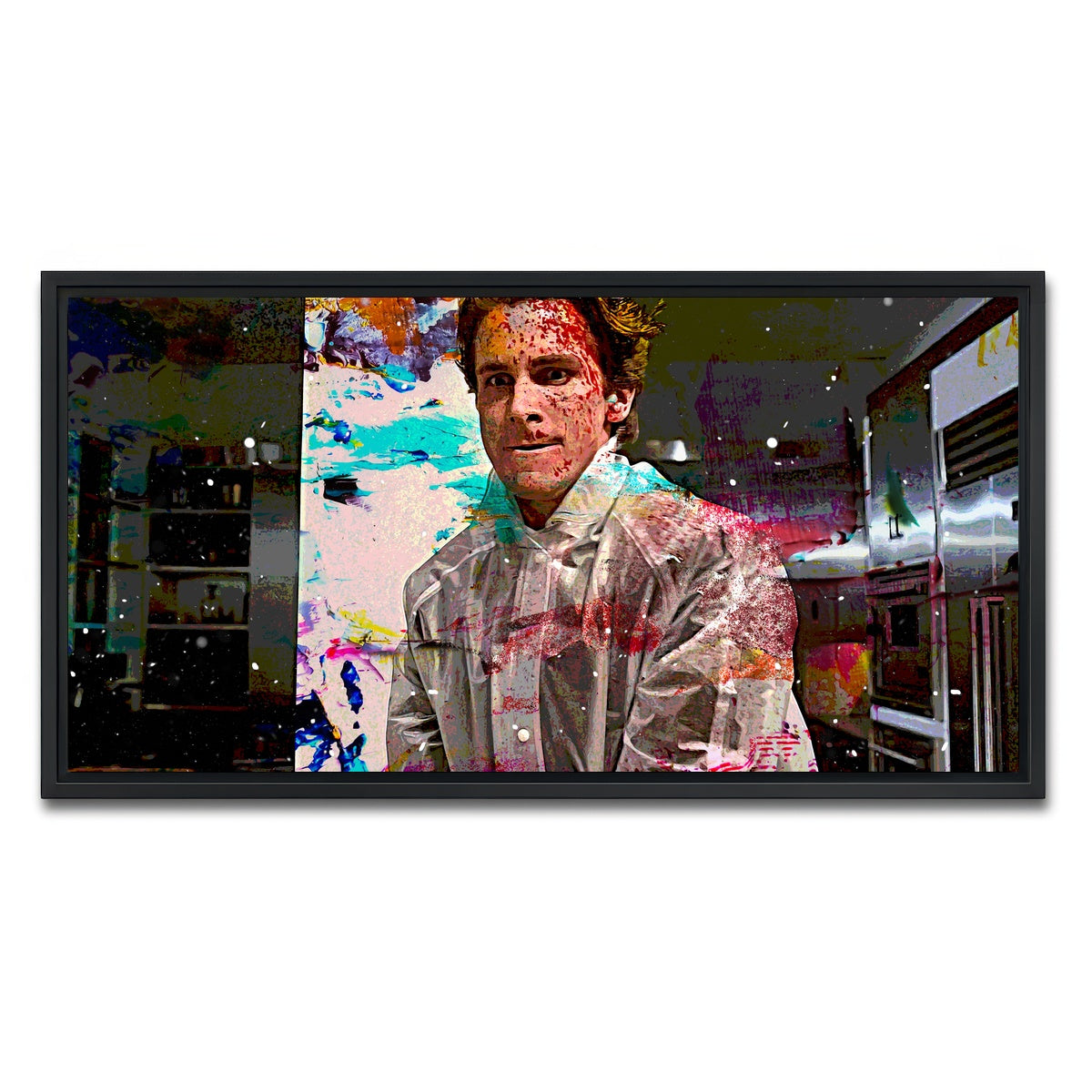 AUTO-MOCKUP WHITE | Try Getting a Reservation at Dorsia Now | 1 Piece | Black Framed Canvas | group=2x1