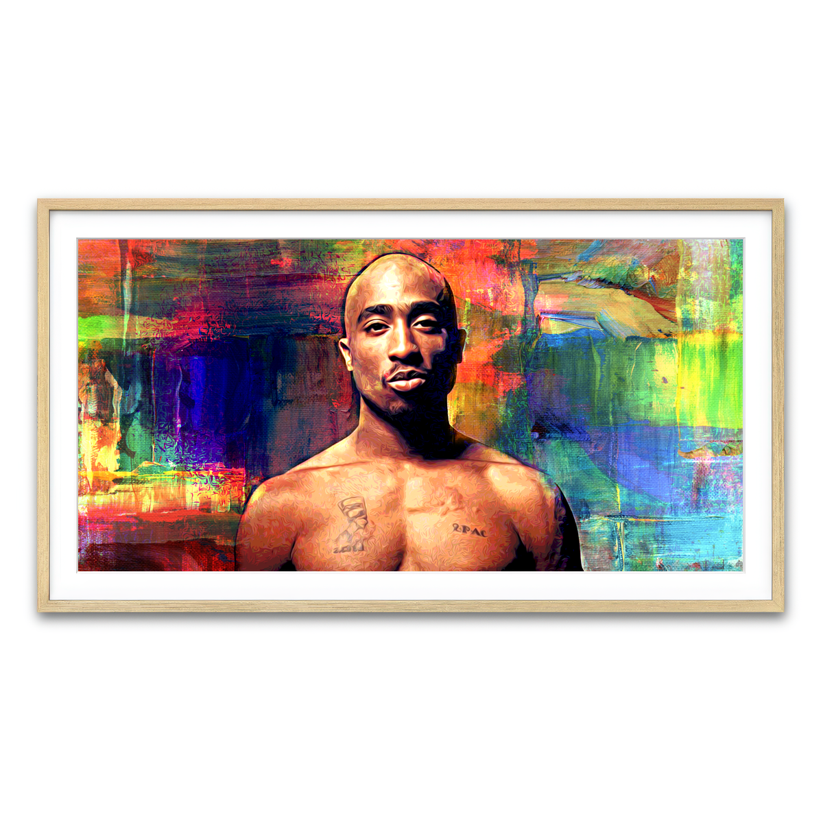 Framed Print 2x1 Natural