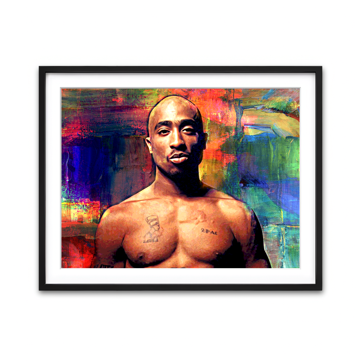 Framed Print 4x3 Black