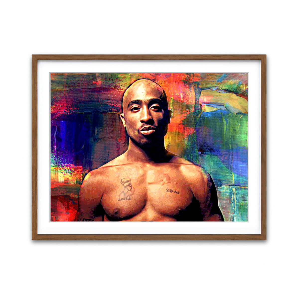 Framed Print 4x3 Walnut