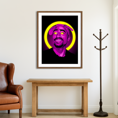 AUTO-MOCKUP ROOM | Tupacshakur Wall Art