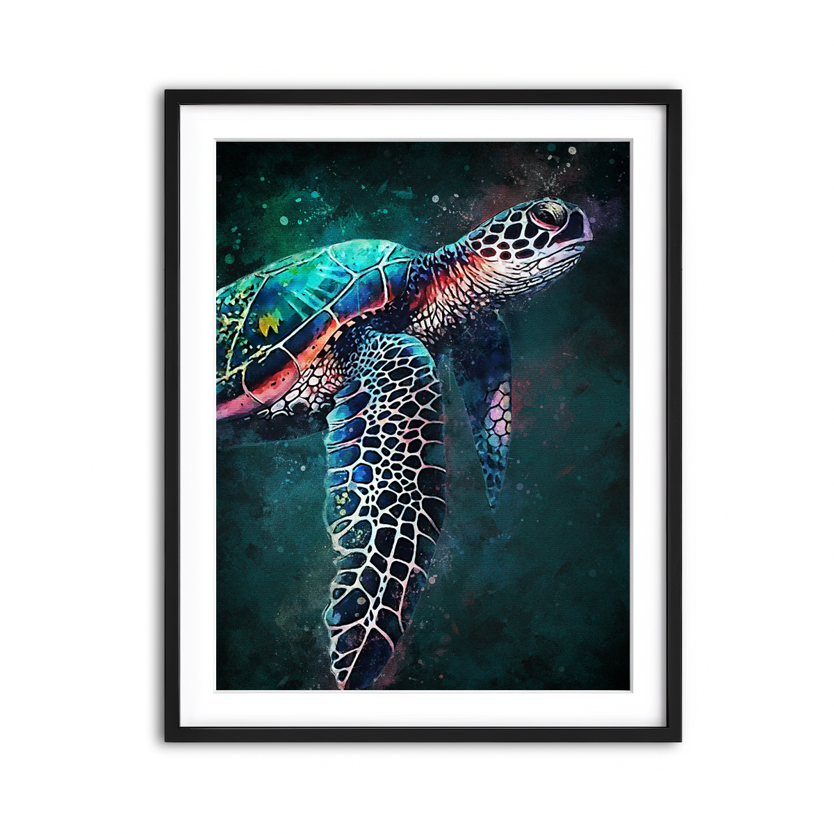 Framed Print 3x4 Black
