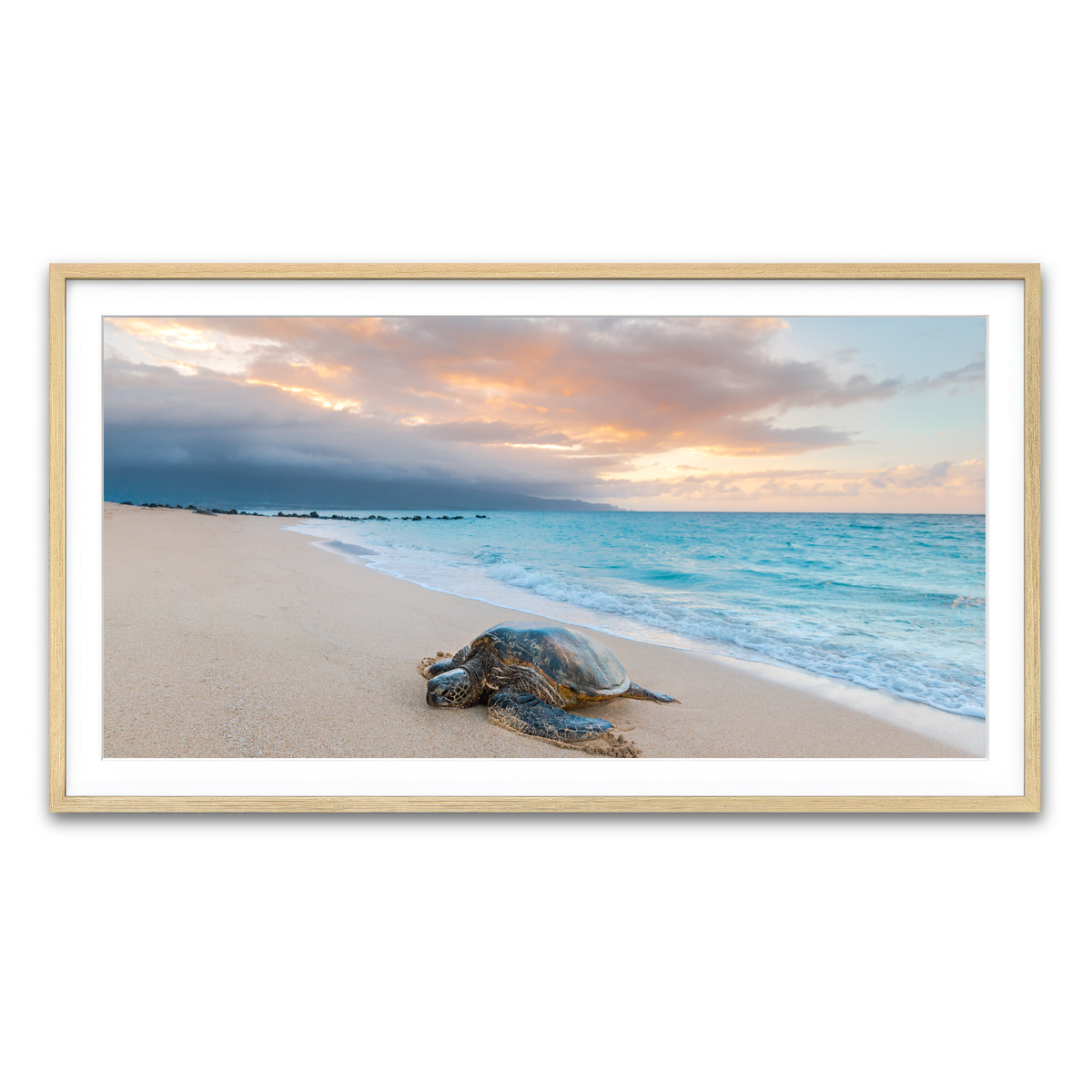 Framed Print 2x1 Natural