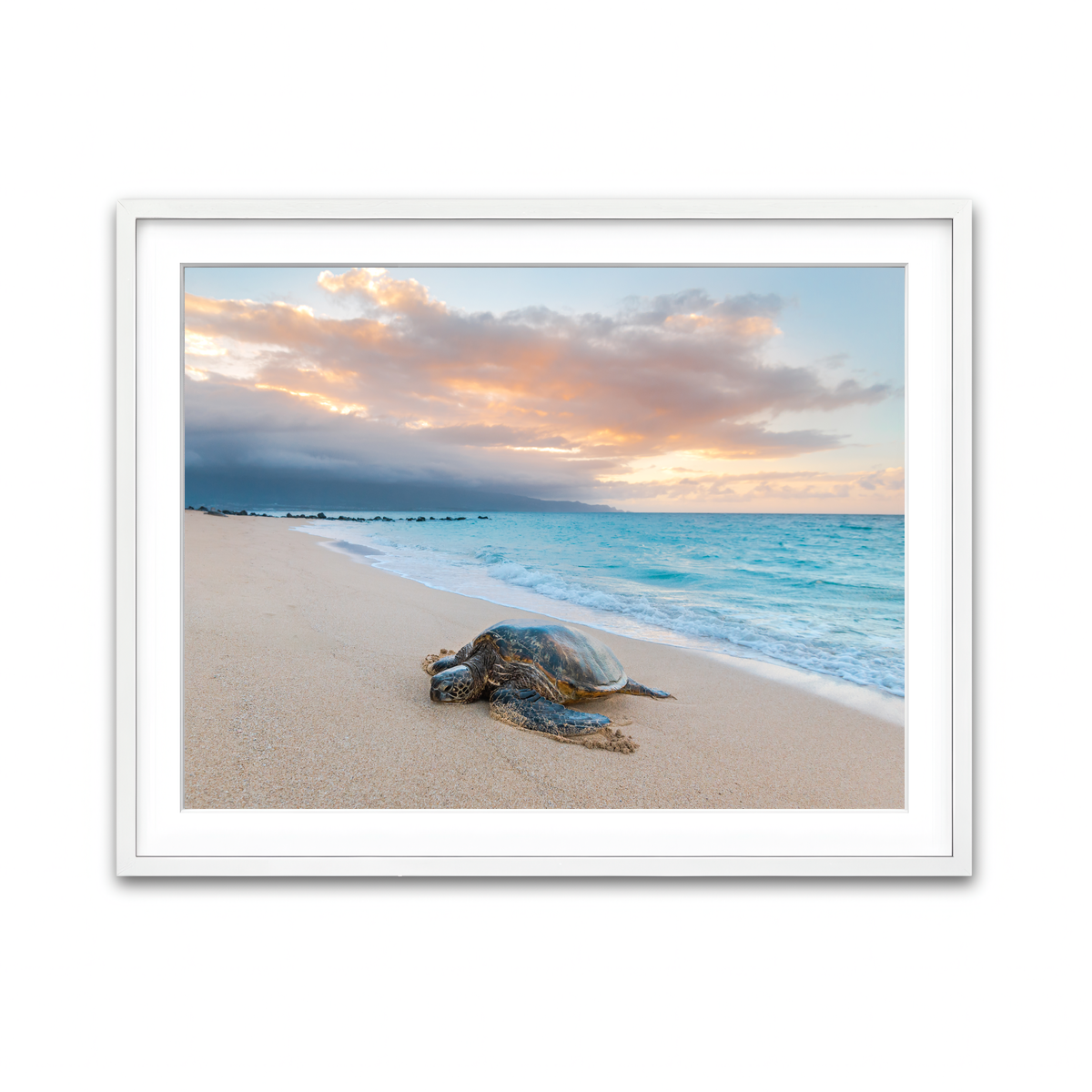 Framed Print 4x3 White